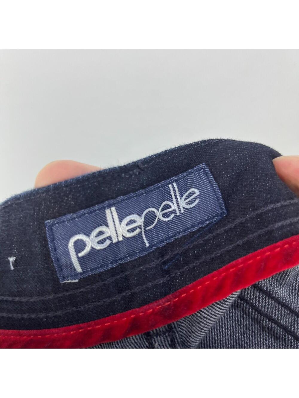 Vintage Y2K Pelle Pelle Baggy Skull Crest Jeans 38 - Picture 11 of 13